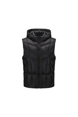 [ANEW GOLF] MEN WI HEAVY SHADOW SWING DOWN VEST_BK_BLACK-a