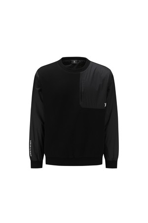 [ANEW GOLF] MEN WI HYBRID PADDED SWEATSHIRT_BK_BLACK-a