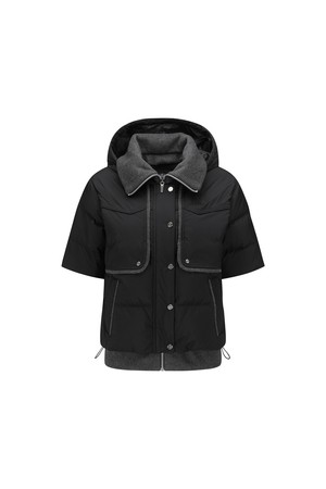 [ANEW GOLF] WOMEN WI SHORT SLEEVE DOWN JACKET_BK_BLACK-a