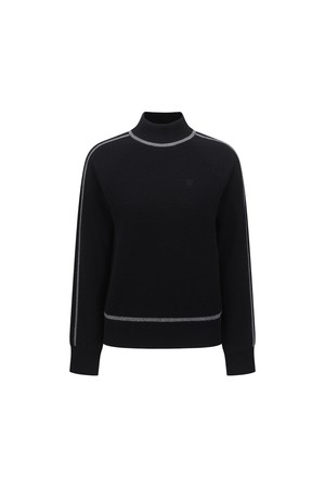 [ANEW GOLF] WOMEN WI WINDPROOF SWEATER_BK_BLACK-a