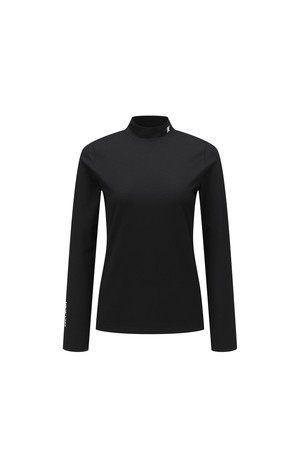[ANEW GOLF] WOMEN WI ESSENTIAL HIGH NECK BASELAYER_BK_BLACK-a
