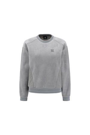 [ANEW GOLF] WOMEN WI BRUSHED FLEECE SWEATSHIRT_DG_GREY-a
