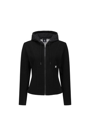 [ANEW GOLF] WOMEN WI HOODED MIDLAYER JACKET_BK_BLACK-a
