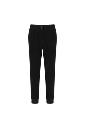 [ANEW GOLF] WOMEN WI BRUSHED FLEECE JOGGER PANTS_BK_BLACK-a