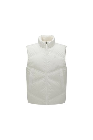 [ANEW GOLF] MEN WI NEW PATTERN DOWN VEST_IV_IVORY-a