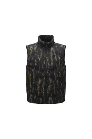 [ANEW GOLF] MEN WI NEW PATTERN DOWN VEST_DW_BROWN-a