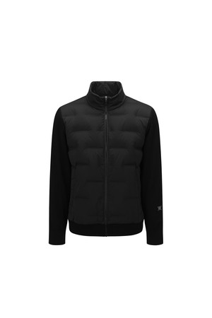 [ANEW GOLF] MEN ESSENTIAL HYBRID DOWN JACKET_BK_BLACK-a