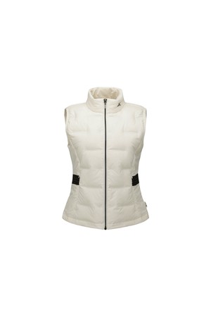 [ANEW GOLF] WOMEN ESSENTIAL DOWN VEST_IV_IVORY-a