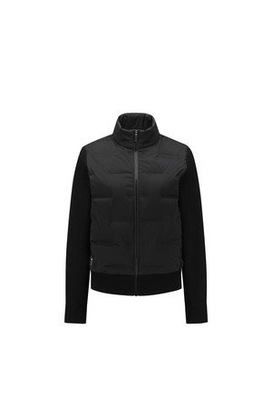[ANEW GOLF] WOMEN ESSENTIAL HYBRID DOWN JACKET_BK_BLACK-a