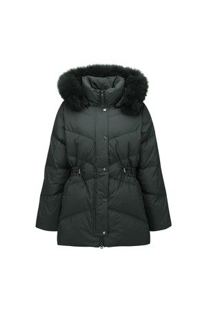 [ANEW GOLF] WOMEN WI NEW PATTERN DOWN JACKET_DK_KHAKI-a