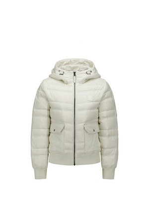 [ANEW GOLF] WOMEN WI HYBRID HOODED DOWN JACKET_CR_IVORY-a