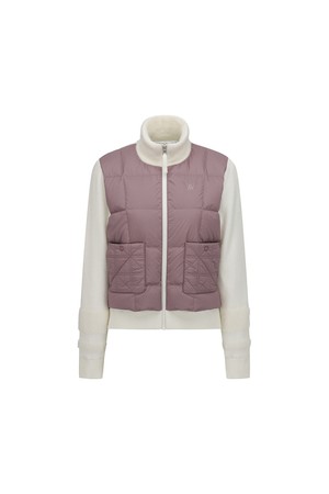 [ANEW GOLF] WOMEN WI HYBRID HIGH NECK DOWN JACKET_DP_PINK-a
