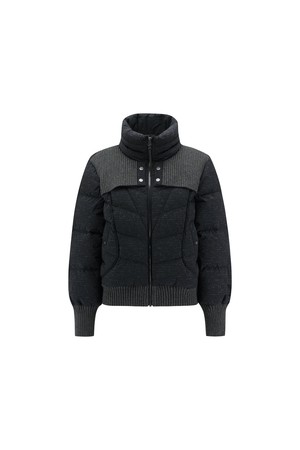 [ANEW GOLF] WOMEN WI HIGH NECK DOWN JACKET_DG_GREY-a