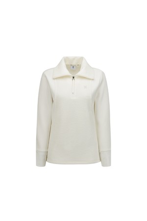 [ANEW GOLF] WOMEN WI HYBRID LONG T-SHIRT_CR_IVORY-a