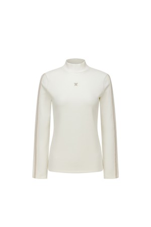 [ANEW GOLF] WOMEN WI BRUSHED FLEECE BASELAYER_IV_IVORY-a