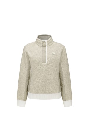 [ANEW GOLF] WOMEN WI HIGH NECK LONG T-SHIRT_CR_IVORY-a