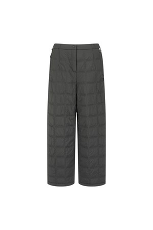 [ANEW GOLF] WOMEN WI SQUARE QUILT PADDED PANTS_DK_GREY-a