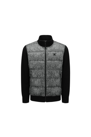 [ANEW GOLF] MEN WI BIG LOGO HYBRID DOWN JACKET_GR_GREY-a
