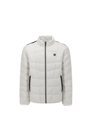 [ANEW GOLF] MEN WI SHADOW SWING DOWN JACKET_CR_IVORY-a