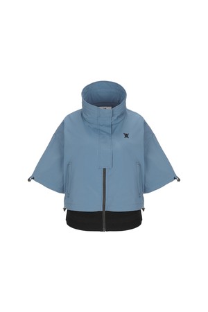 [ANEW GOLF] W NECK POINT SHORT SLEEVE JK_BL_BLUE-a