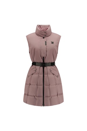 [ANEW GOLF] WOMEN LONG DOWN VEST_DP_PINK-a