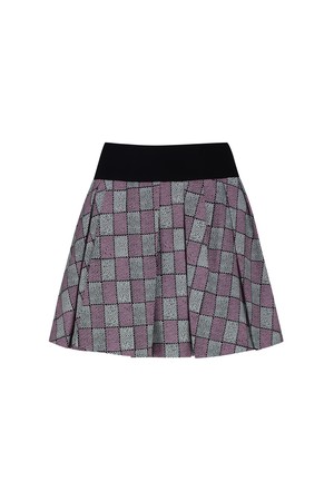 [ANEW GOLF] WOMEN PATTERN SKIRT_PI_PINK-a