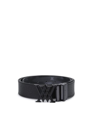 [ANEW GOLF] MEN MOSAIC REVERSIBLE BELT_BK_BLACK-a