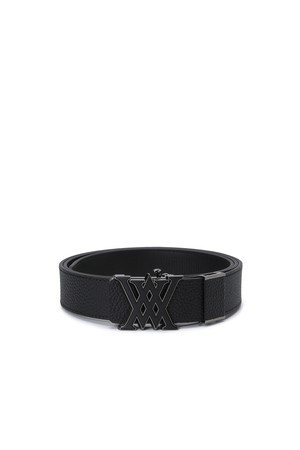 [ANEW GOLF] MEN AUTO EMBO BELT_BK_BLACK-a