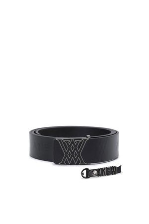 [ANEW GOLF] WOMEN LOGO RING BELT_BK_BLACK-a