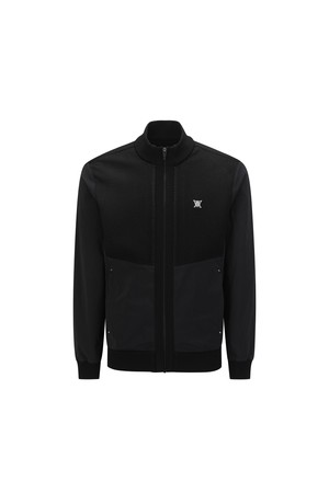 [ANEW GOLF] MEN HYBRID KNIT CARDIGAN_BK_BLACK-a