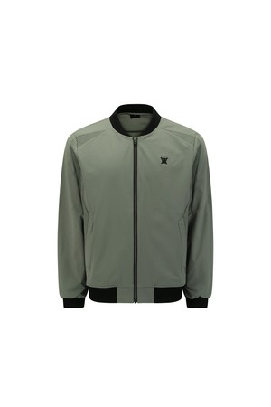 [ANEW GOLF] MEN SIGNATURE MA-1 JACKET_KH_KHAKI-a