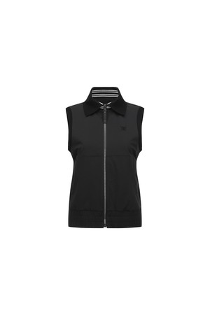 [ANEW GOLF] WOMEN HYBRID KNIT VEST_BK_BLACK-a