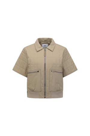 [ANEW GOLF] WOMEN SHORT SLEEVE JACKET_DB_BROWN-a