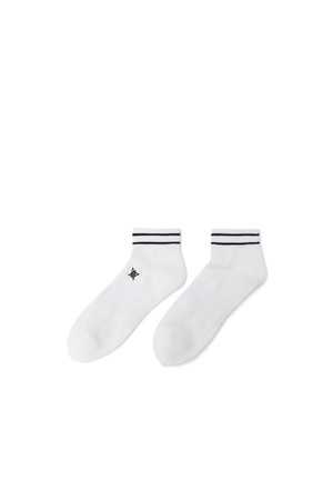 [ANEW GOLF] MEN SNEAKERS SOCKS_WH_WHITE-a