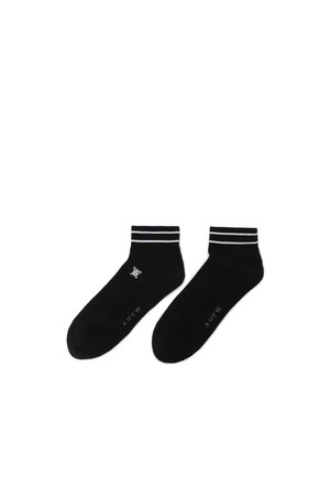 [ANEW GOLF] MEN SNEAKERS SOCKS_BK_BLACK-a