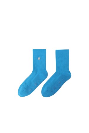 [ANEW GOLF] WOMEN COLOR POP MIDDLE SOCKS_BL_BLUE-a
