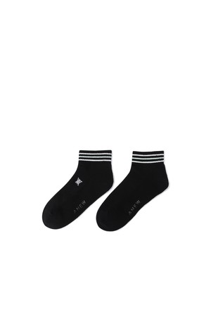 [ANEW GOLF] WOMEN SNEAKERS SOCKS_BK_BLACK-a