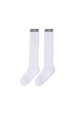 [ANEW GOLF] WOMEN AQUA MESH KNEE SOCKS_WH_WHITE-a