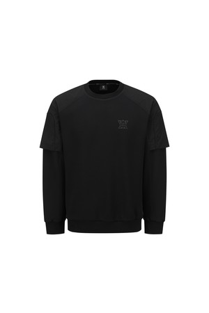 [ANEW GOLF] MEN ESSENTIAL SWEATSHIRT_BK_BLACK-a