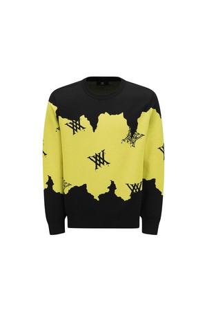 [ANEW GOLF] MEN PATTERN SWEATER_YE_YELLOW-a