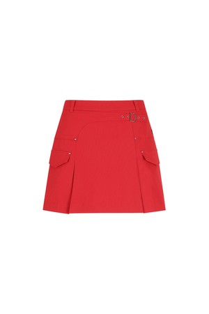 [ANEW GOLF] WOMEN INCISION SKIRT_RE_RED-a