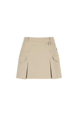 [ANEW GOLF] WOMEN INCISION SKIRT_BE_BEIGE-a