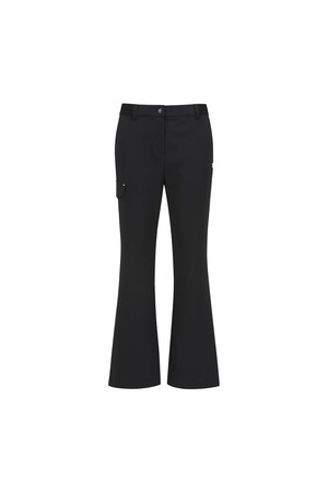 [ANEW GOLF] WOMEN CARGO BOOTCUT PANTS_BK_BLACK-a