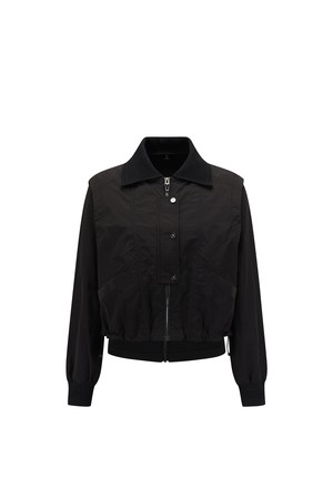 [ANEW GOLF] WOMEN 2-IN-1 MA-1 JACKET_BK_BLACK-a