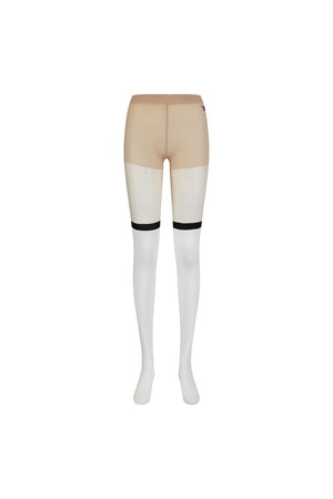[ANEW GOLF] WOMEN COLOR BLOCK STOCKING_WH_WHITE-a