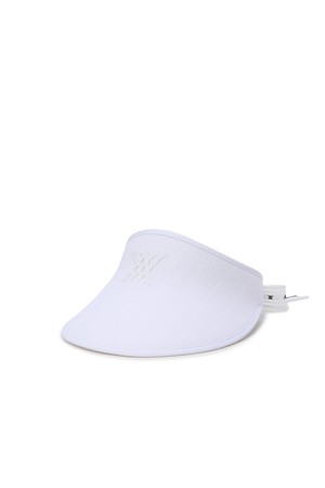 [ANEW GOLF] WOMEN WIDE EDGE VISOR_WH_WHITE-a