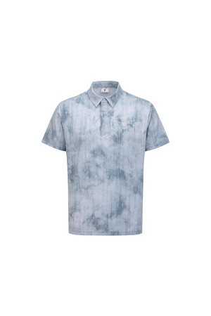 [ANEW GOLF] MEN SMOKE PATTERN T-SHIRT_BL_BLUE-a