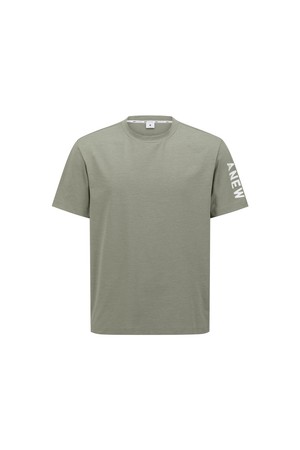 [ANEW GOLF] MEN SOLID ROUND SHORT SLEEVE T-SHIRT_LK_KHAKI-a