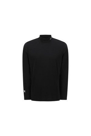 [ANEW GOLF] MEN COOLING MOCK NECK BASELAYER_BK_BLACK-a