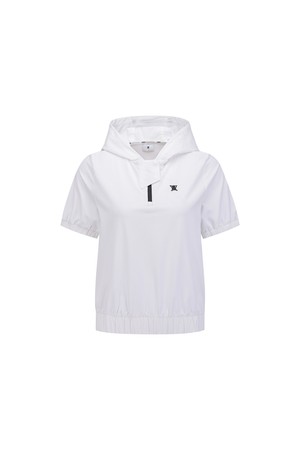 [ANEW GOLF] WOMEN HOODED T-SHIRT_WH_WHITE-a